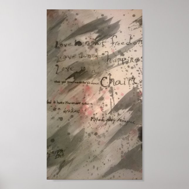 Loveisachain. Poster (Front)