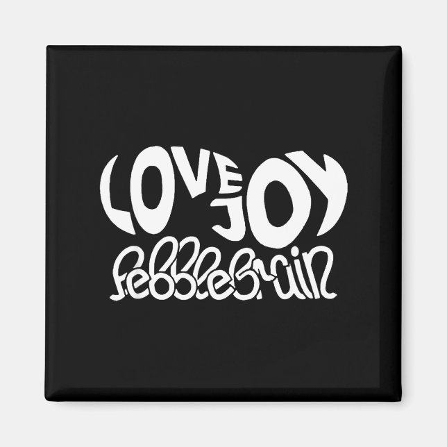 Lovejoy Fan Gift Graphic Design Music Lover  Magnet (Front)