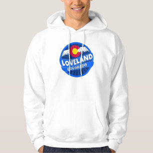 Loveland Colorado mountain burst hoodie