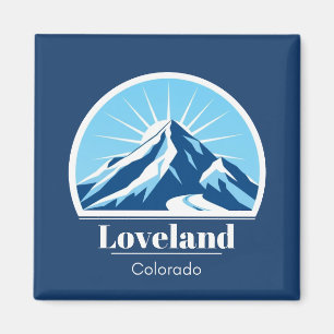 Loveland Colorado USA ski resort mountain  Magnet