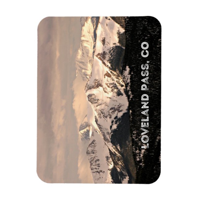Loveland Pass, CO Magnet (Vertical)
