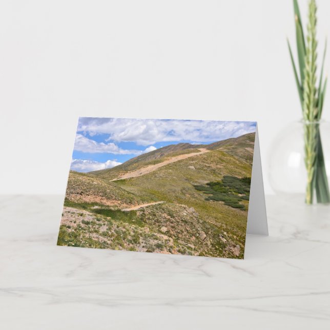 Loveland Pass Trail, Colorado Card (Front)