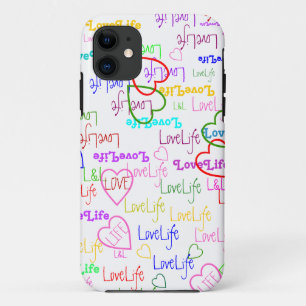 LoveLife multi colour Case-Mate iPhone Case