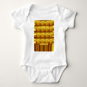 Lovely Africa Africa Maps designs Art colours.png Baby Bodysuit