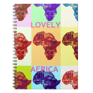LOVELY AFRICA SPIRAL NOTEBOOK