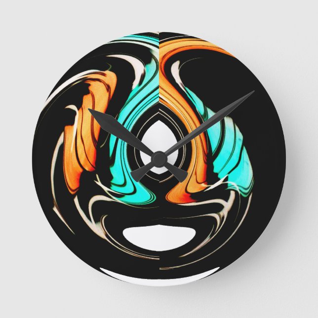 Lovely African latest beautiful motif art design Round Clock (Front)