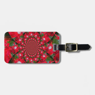 Lovely Alien Crimson Luggage Tag