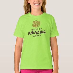 Lovely Amazing Mother Mother's Day Ringer Shirt