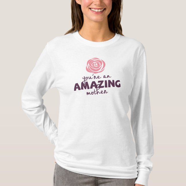 Lovely Amazing Mother Mother's Day | Sleeve Shirt (Front)