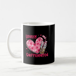 lovely and caffeinted coffee mug