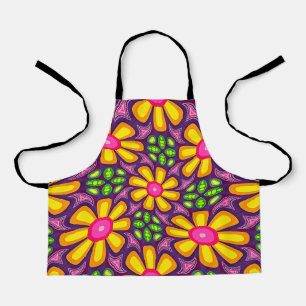 Lovely and Cute Flowers Pattern Apron