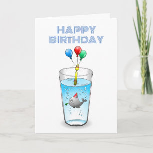 Lovely and Cute Whale Card