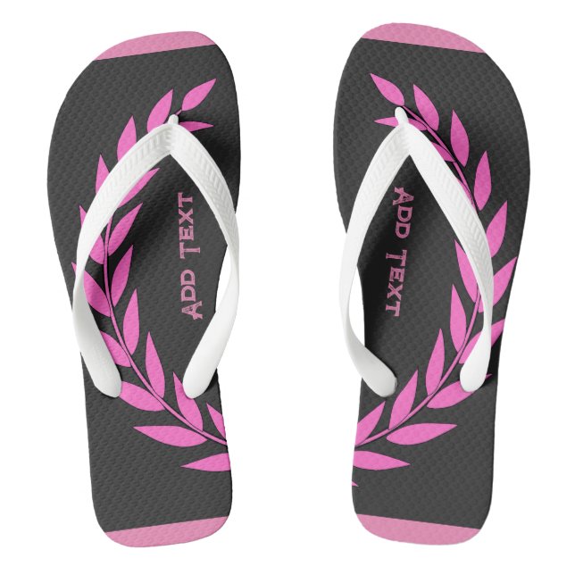 Lovely and Stylish Add Text Printed Super-Sandals Jandals (Footbed)