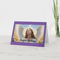 Lovely Angel Birthday Greeting Card