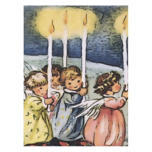 lovely angels tablecloth
