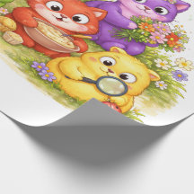Lovely animal gift wrap