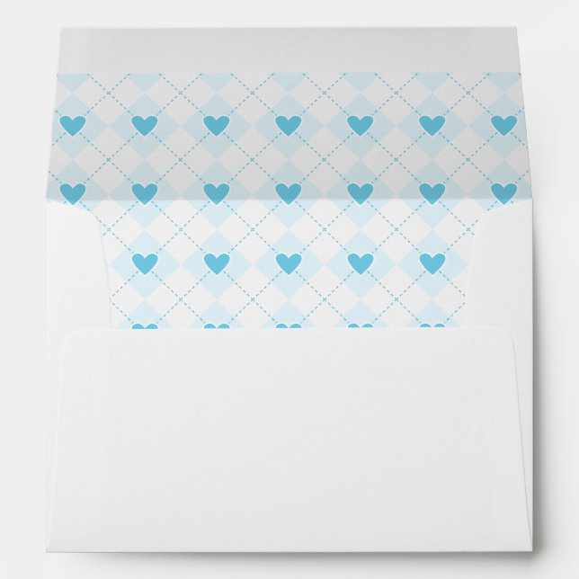 Lovely Argyle Envelopes (Back (Bottom))