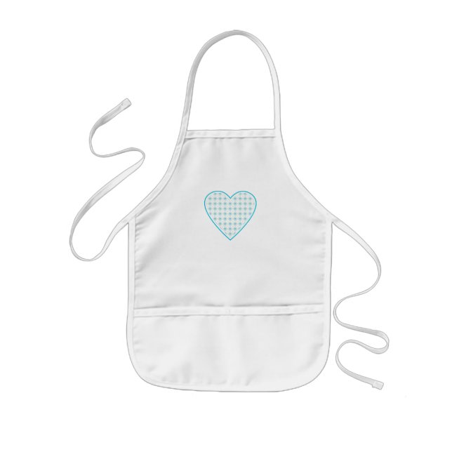 Lovely Argyle Kids Apron (Front)