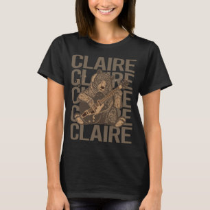 Lovely Bear - Claire Name T-Shirt
