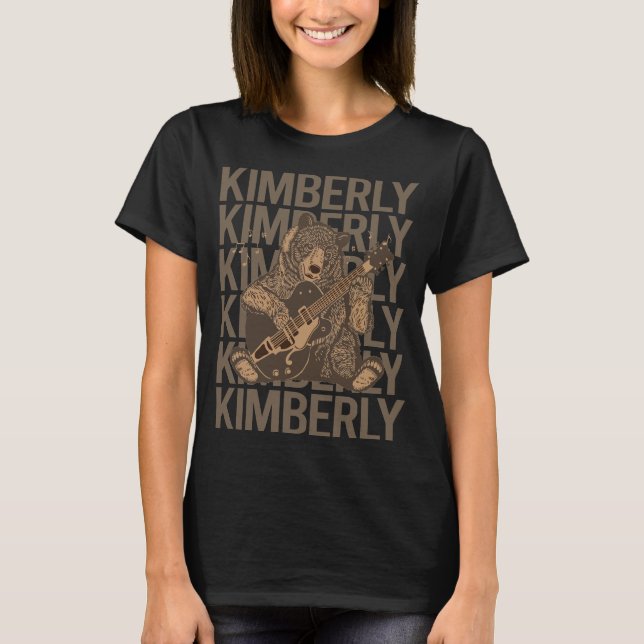 Lovely Bear - Kimberly Name T-Shirt (Front)