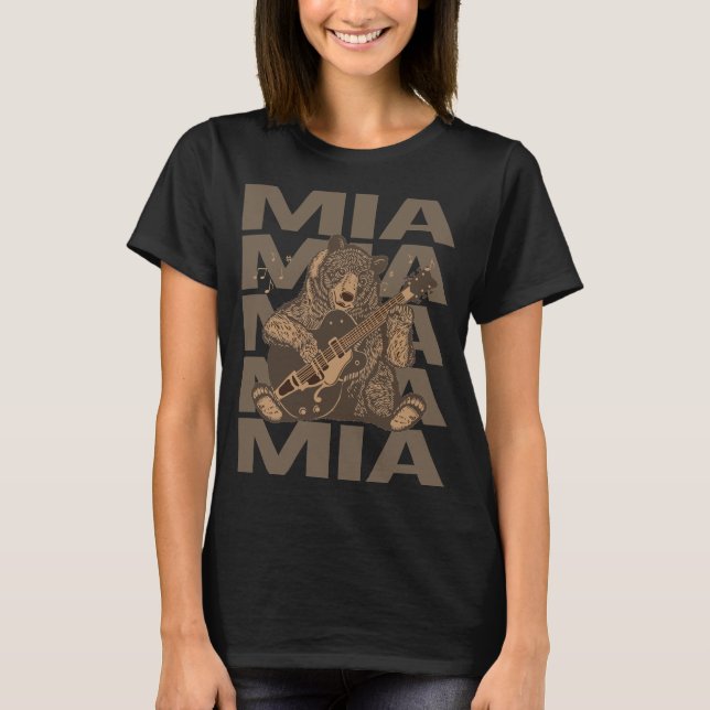 Lovely Bear - Mia Name T-Shirt (Front)