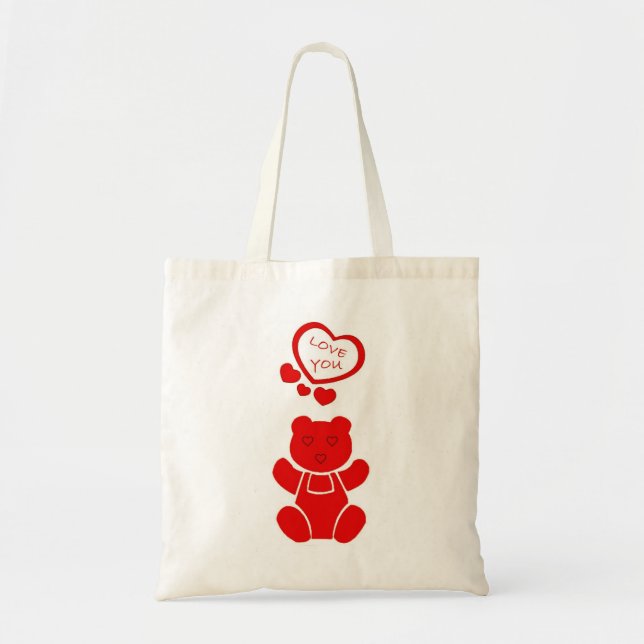 Lovely Bear Tote Bag (Front)
