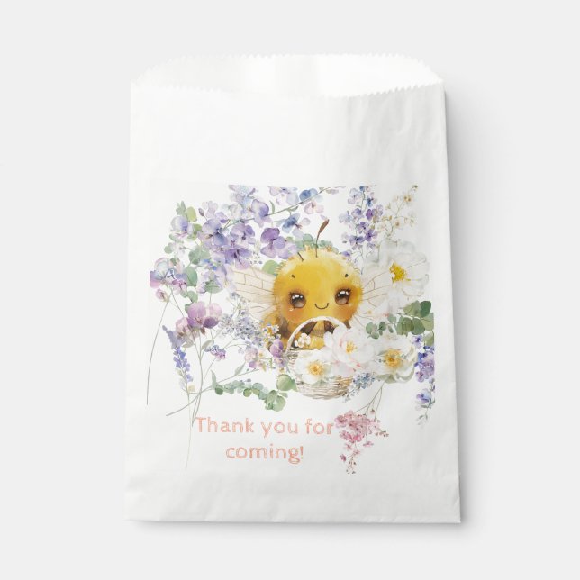Lovely Bee Favour Bags (Front)