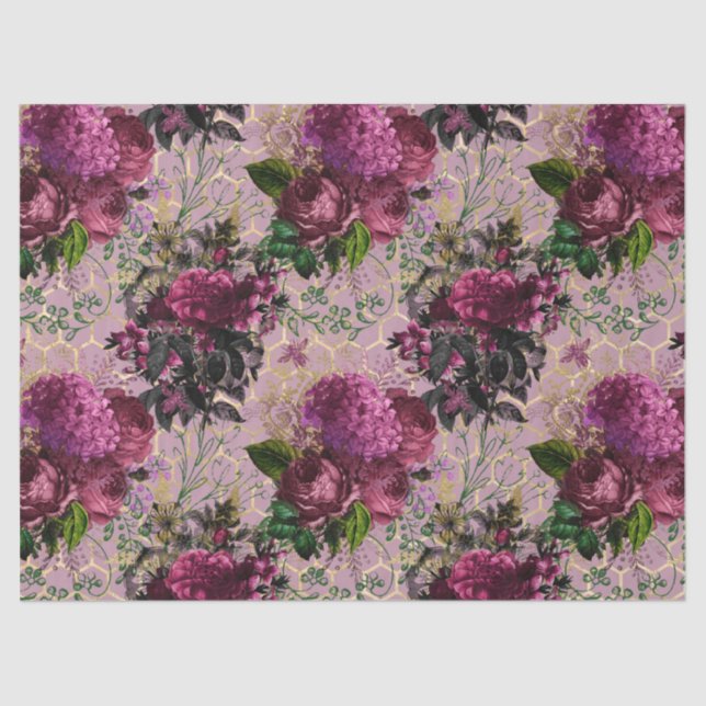 Lovely Bee Series Design 14 Tissue Paper (Front)