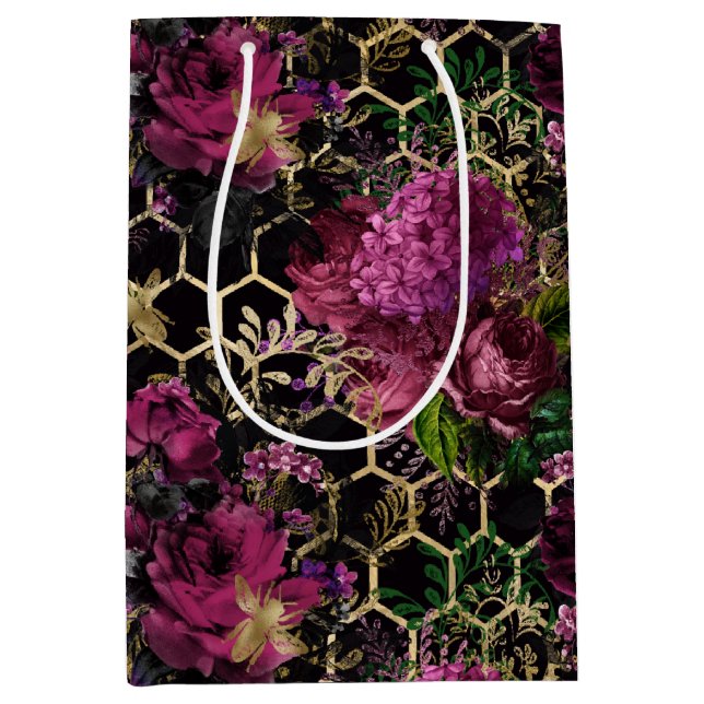 Lovely Bee Series Design 21 Medium Gift Bag (Front)