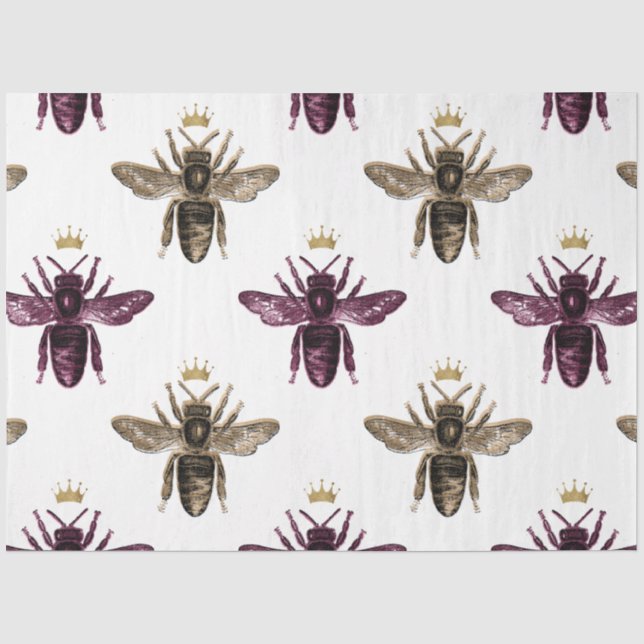 Lovely Bee Series Design 36 Tissue Paper (Front)