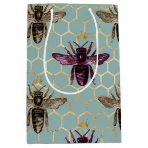 Lovely Bee Series Design 3 Medium Gift Bag