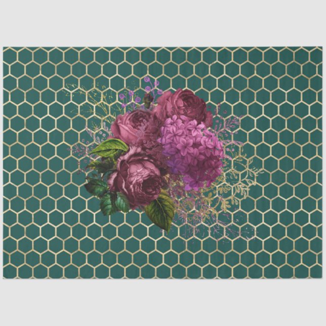 Lovely Bee Series Design 50 Tissue Paper (Front)