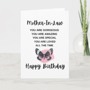 Lovely Birthday Message For Your Mother-In-Law Card