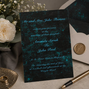 Lovely Blue Wedding Invitations
