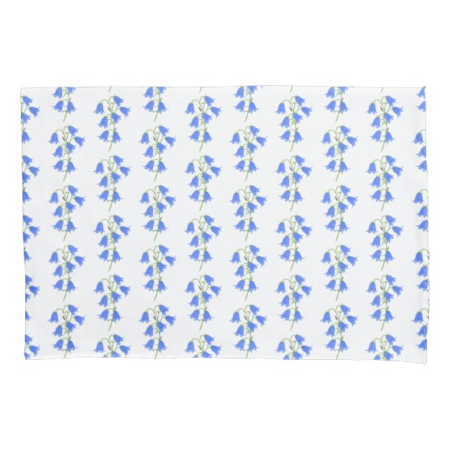 Lovely Bluebells Pillow Case (Front)
