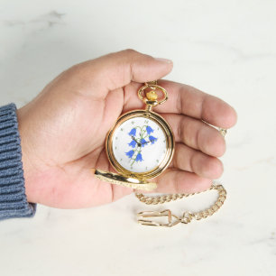 Lovely Bluebells Pocket Watch