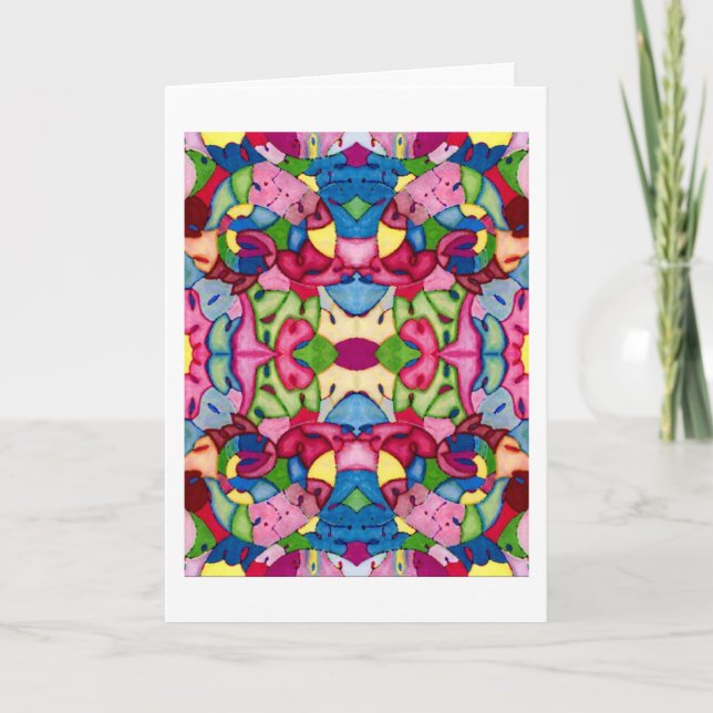 Lovely Bouquet Greeting Card (Front)
