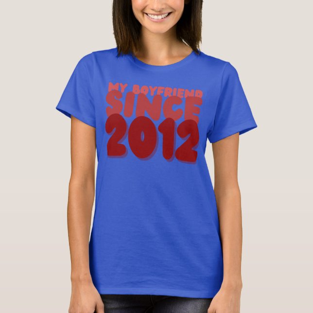 Lovely boyfriend partner, romantic relationship T-Shirt (Front)