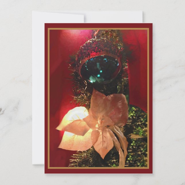 Lovely bright Holiday flat card (Front)