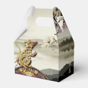 Lovely bucolic scene Chines Rat Year 2020 GFB Favour Box