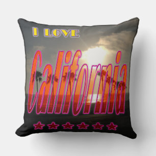 "Lovely California 3" Pillow