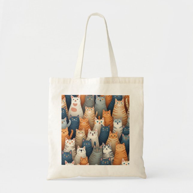 Lovely cat eco bag (Front)