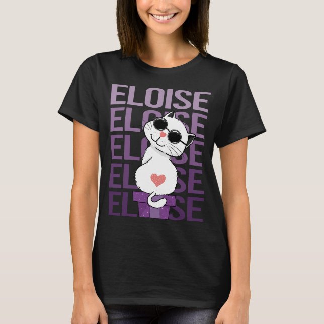 Lovely Cat - Eloise Name T-Shirt (Front)