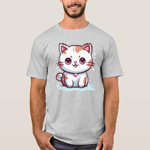 Lovely Cat Kawaii Style Clipart-47758 T-Shirt