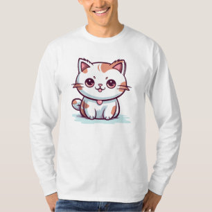 Lovely Cat Kawaii Style Clipart-47758 T-Shirt