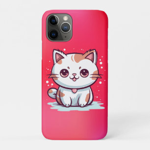 Lovely Cat Kawaii Style Clipart Case-Mate iPhone Case