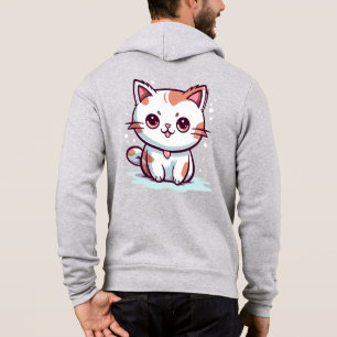 Lovely Cat Kawaii Style Clipart Hoodie