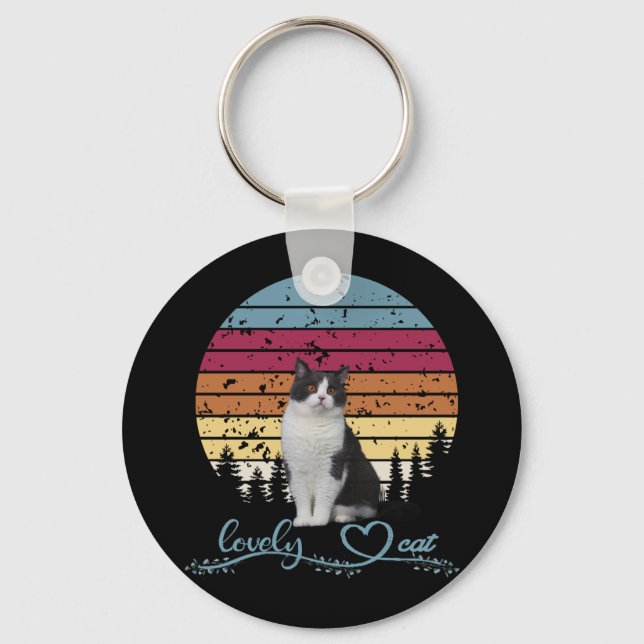 Lovely Cat Key Ring (Front)