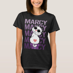 Lovely Cat - Marcy Name T-Shirt