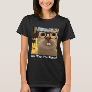 Lovely Cat Meme Clic Art Cute Kitten Erm T-Shirt